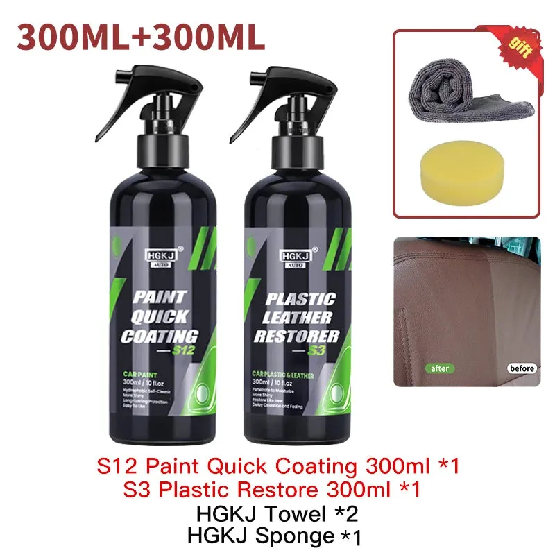 300ML Car Ceramic Coating Wax Liquid Glass Spray for Hydrophobic Shine and Protection