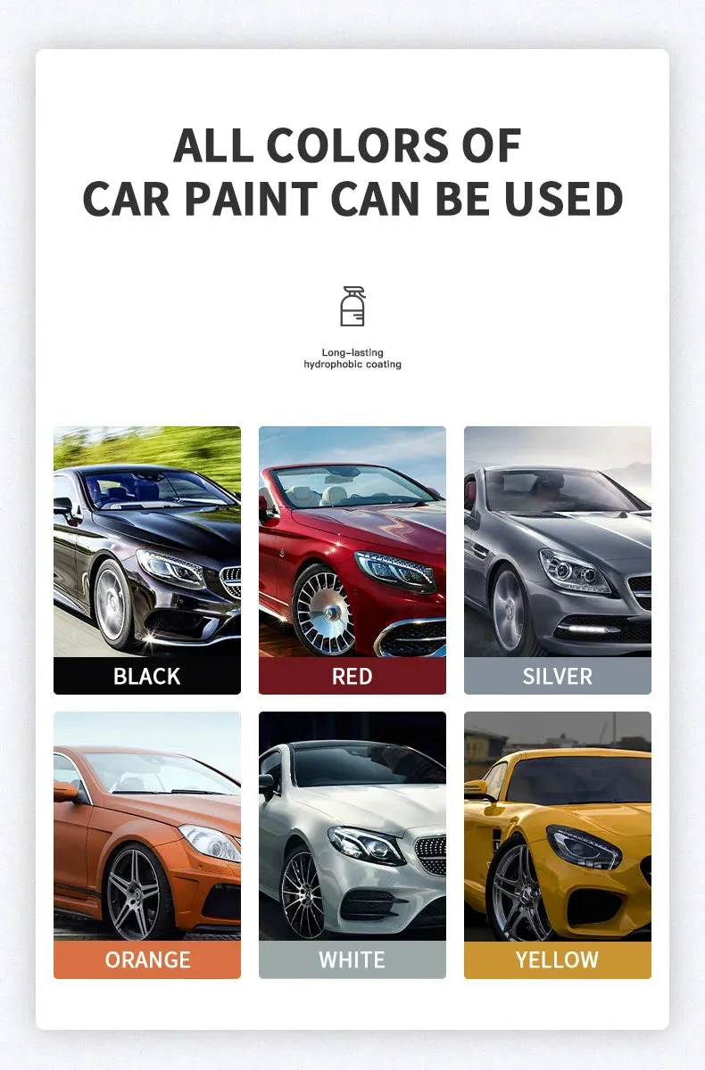 300ML Car Ceramic Coating Wax Liquid Glass Spray for Hydrophobic Shine and Protection