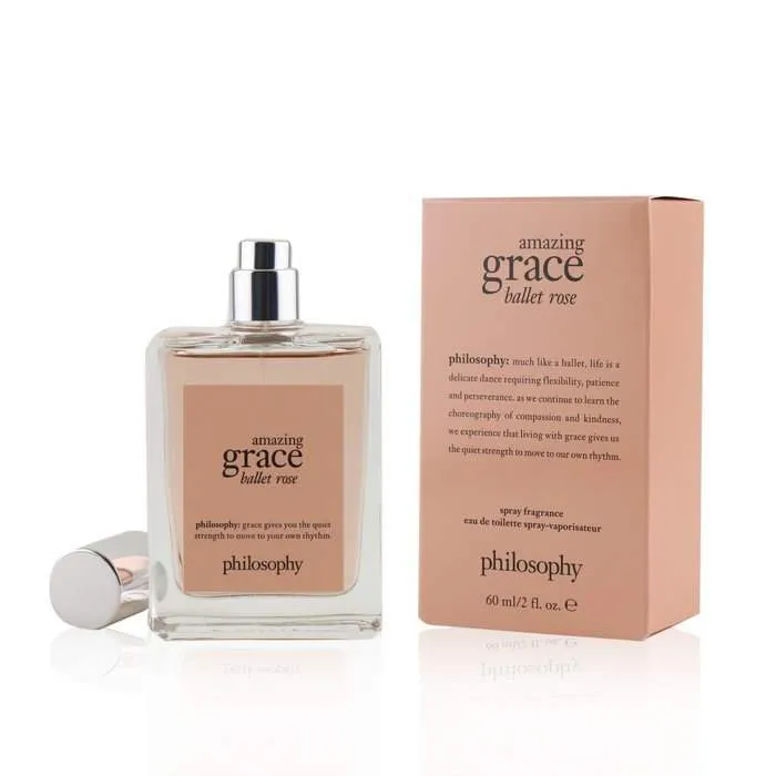 Amazing Grace Ballet Rose by Philosophy for Women - 4 oz EDT Spray