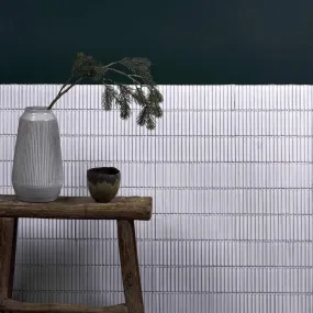 Bamboo White Gloss Mosaic 28.4x29.5cm
