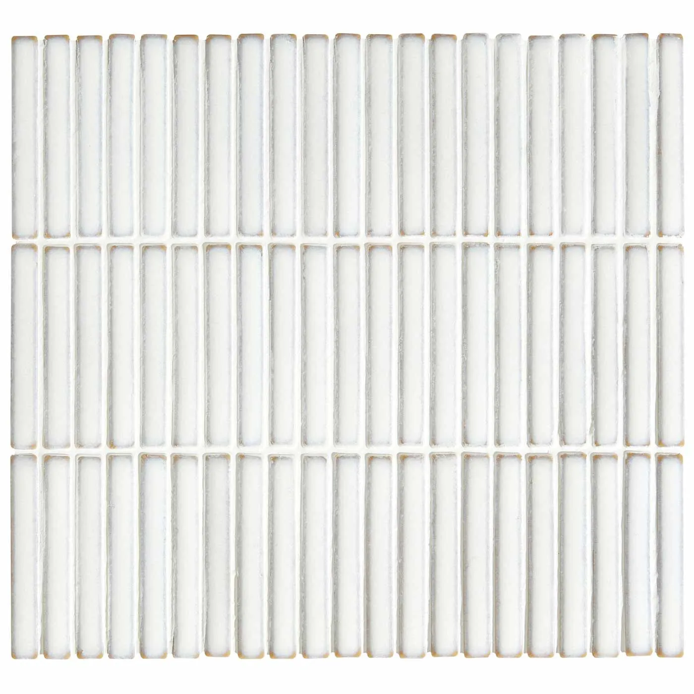Bamboo White Gloss Mosaic 28.4x29.5cm