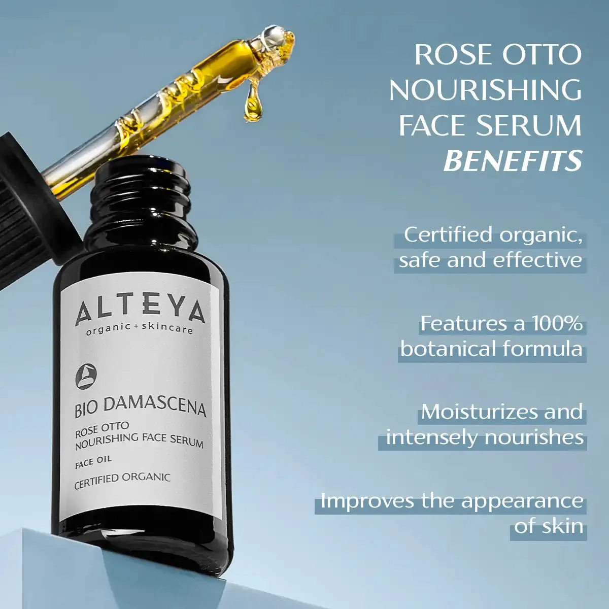 BIO DAMASCENA ORGANIC ROSE OTTO NOURISHING FACE SERUM