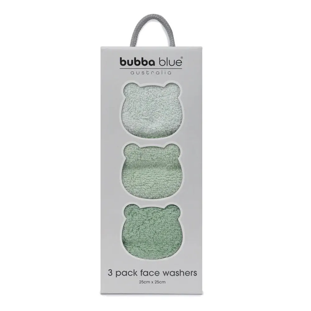 Bubba Blue Wash Cloths 3 Pack