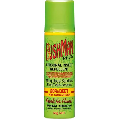 Bushman Insect Repellent Plus DEET 20% Sunscreen Aerosol 50g
