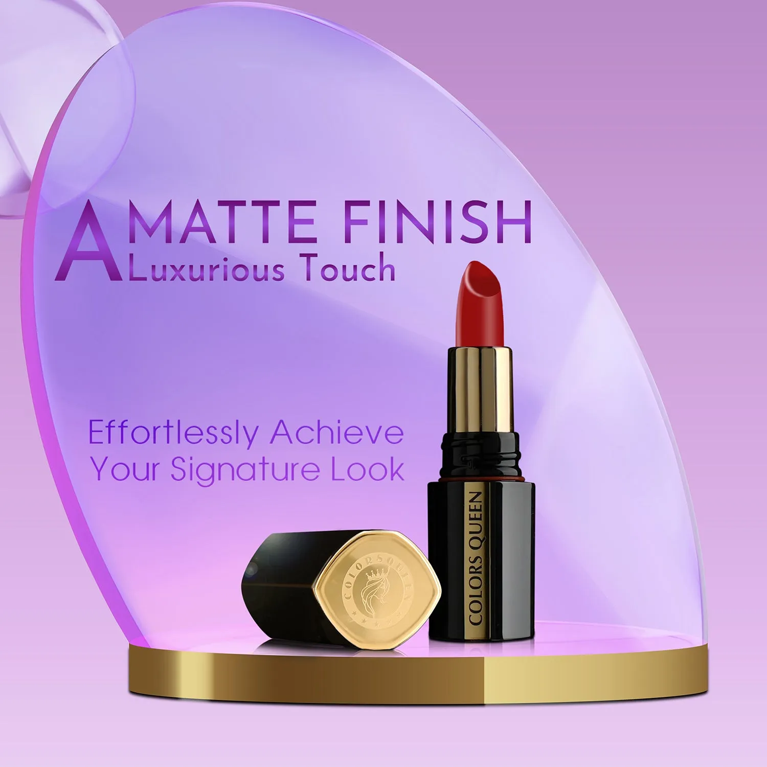 Colors Queen Luxury Matte Non-Transfer Lipstick