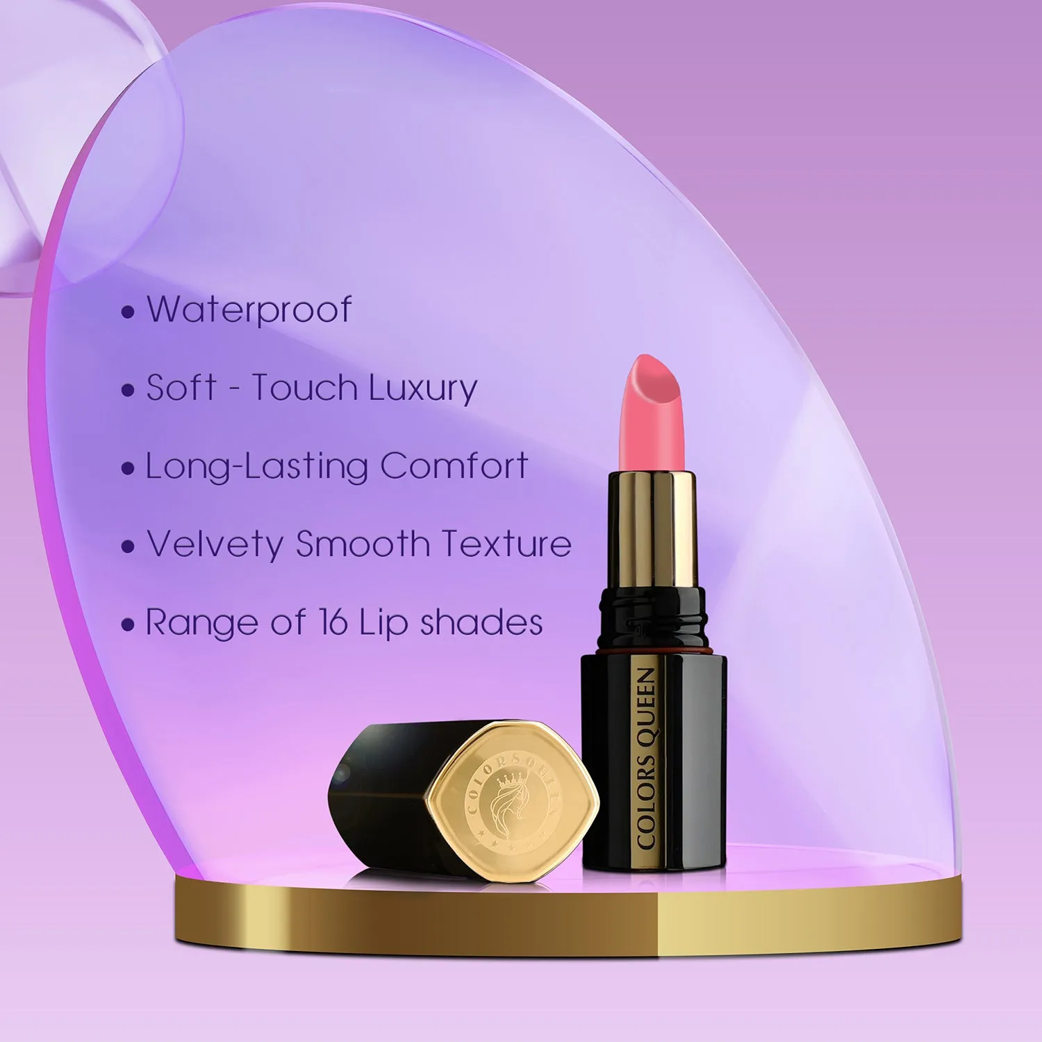 Colors Queen Luxury Matte Non-Transfer Lipstick