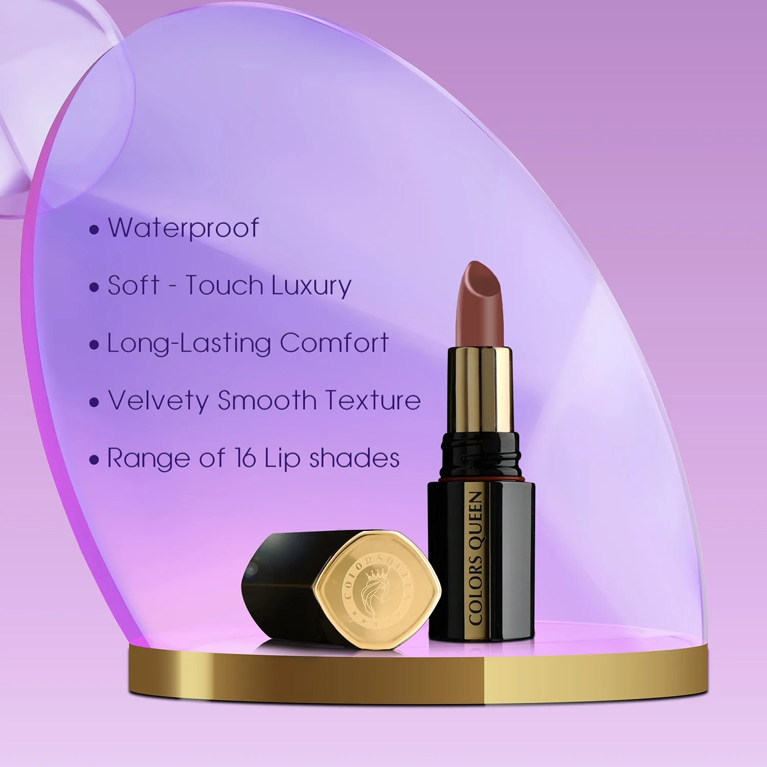 Colors Queen Luxury Matte Non-Transfer Lipstick