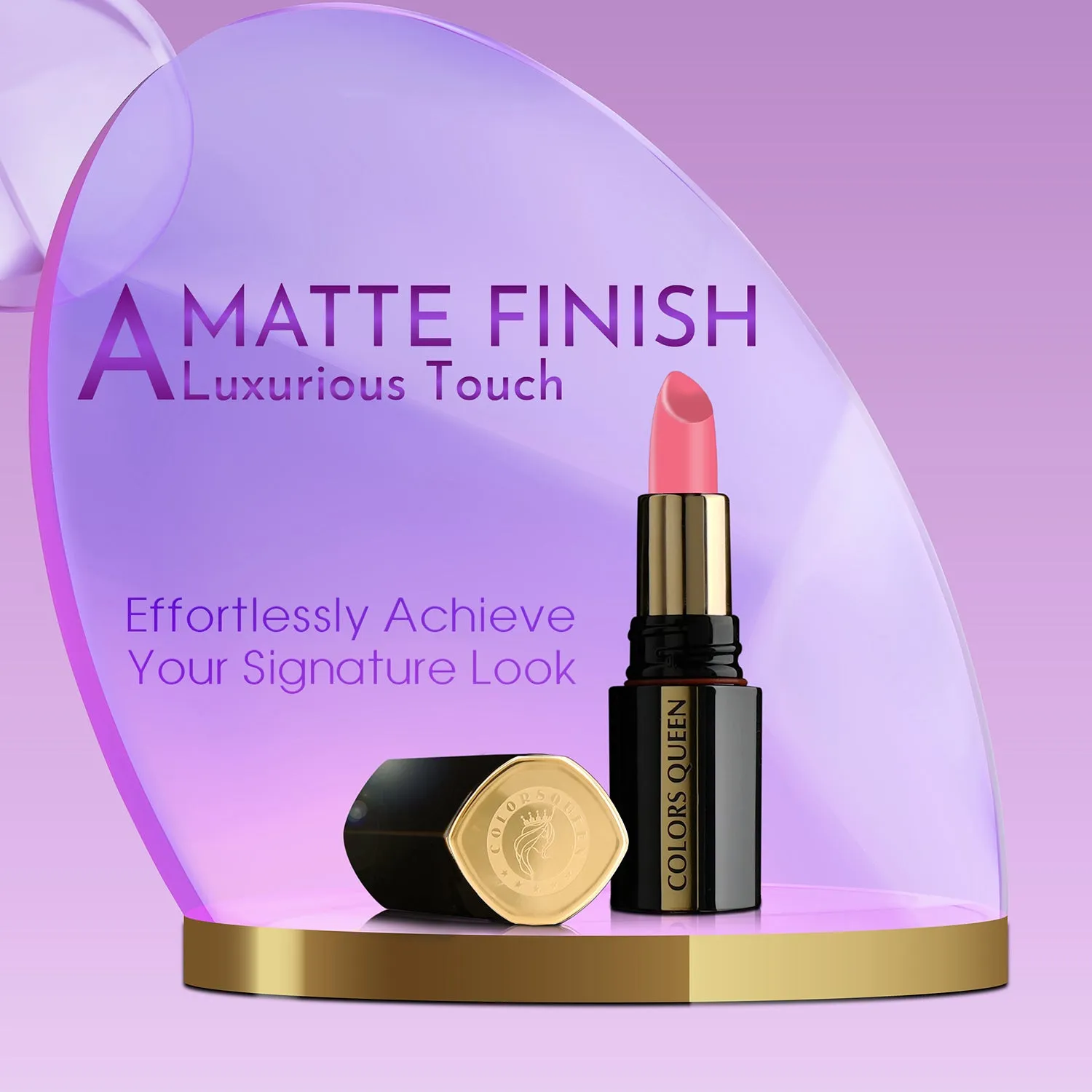 Colors Queen Luxury Matte Non-Transfer Lipstick