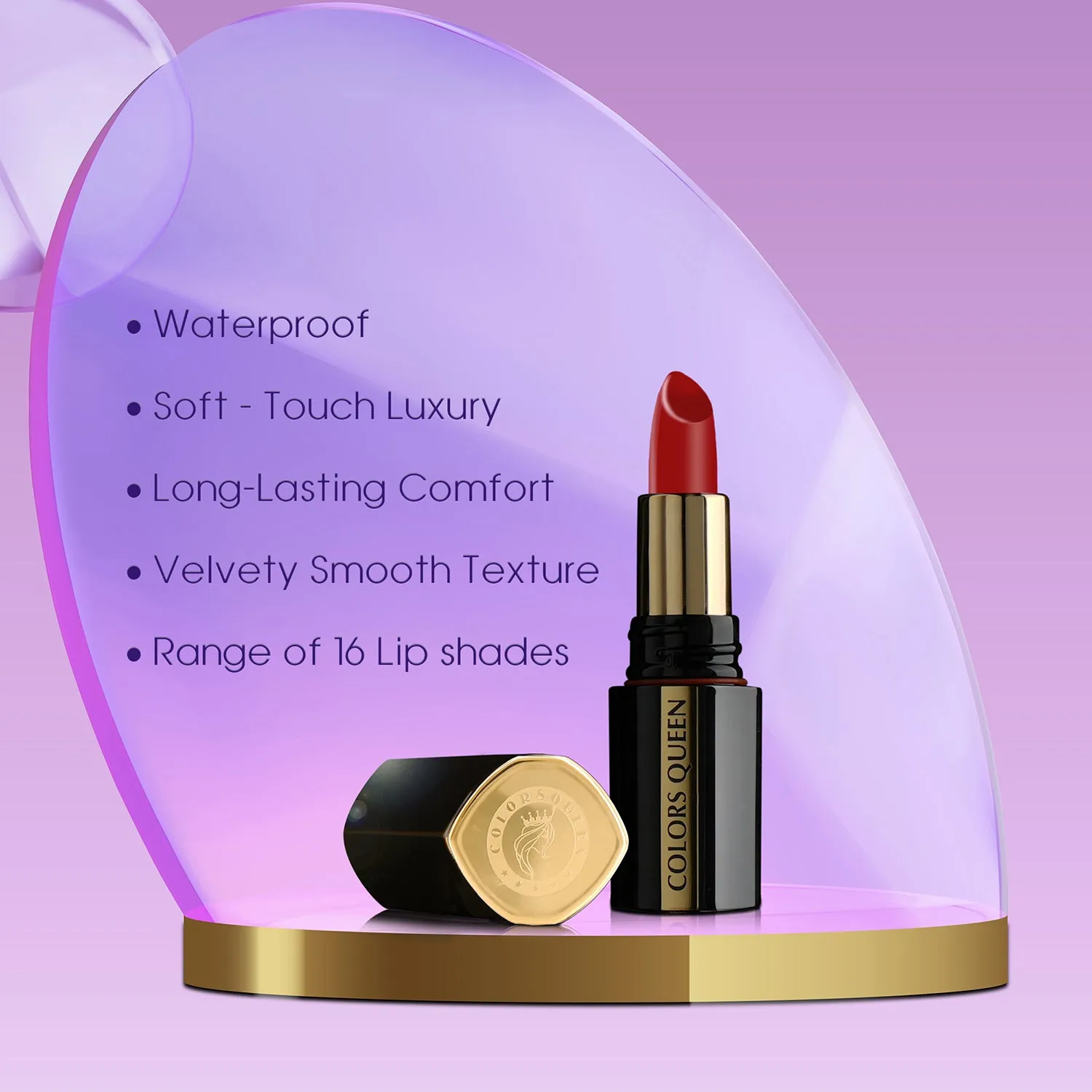 Colors Queen Luxury Matte Non-Transfer Lipstick