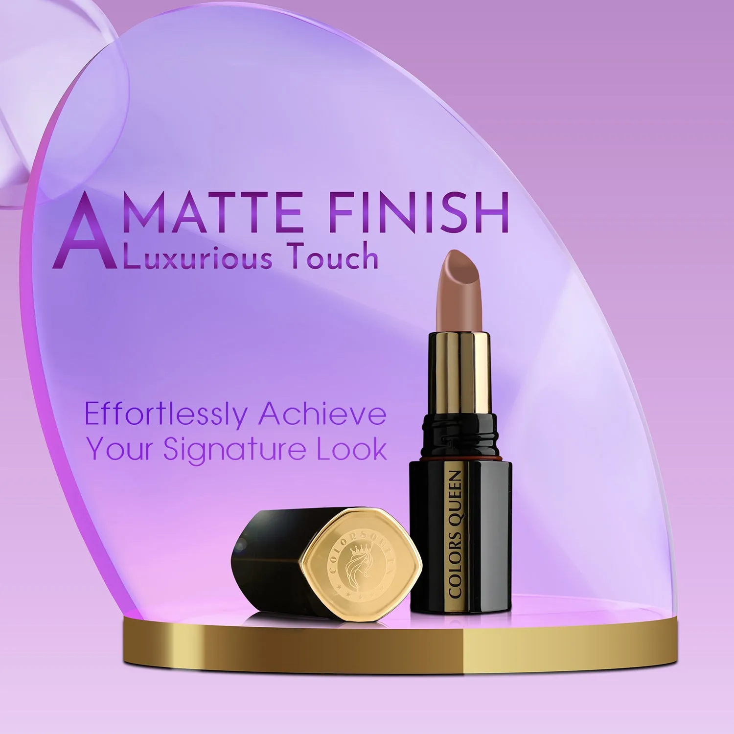 Colors Queen Luxury Matte Non-Transfer Lipstick
