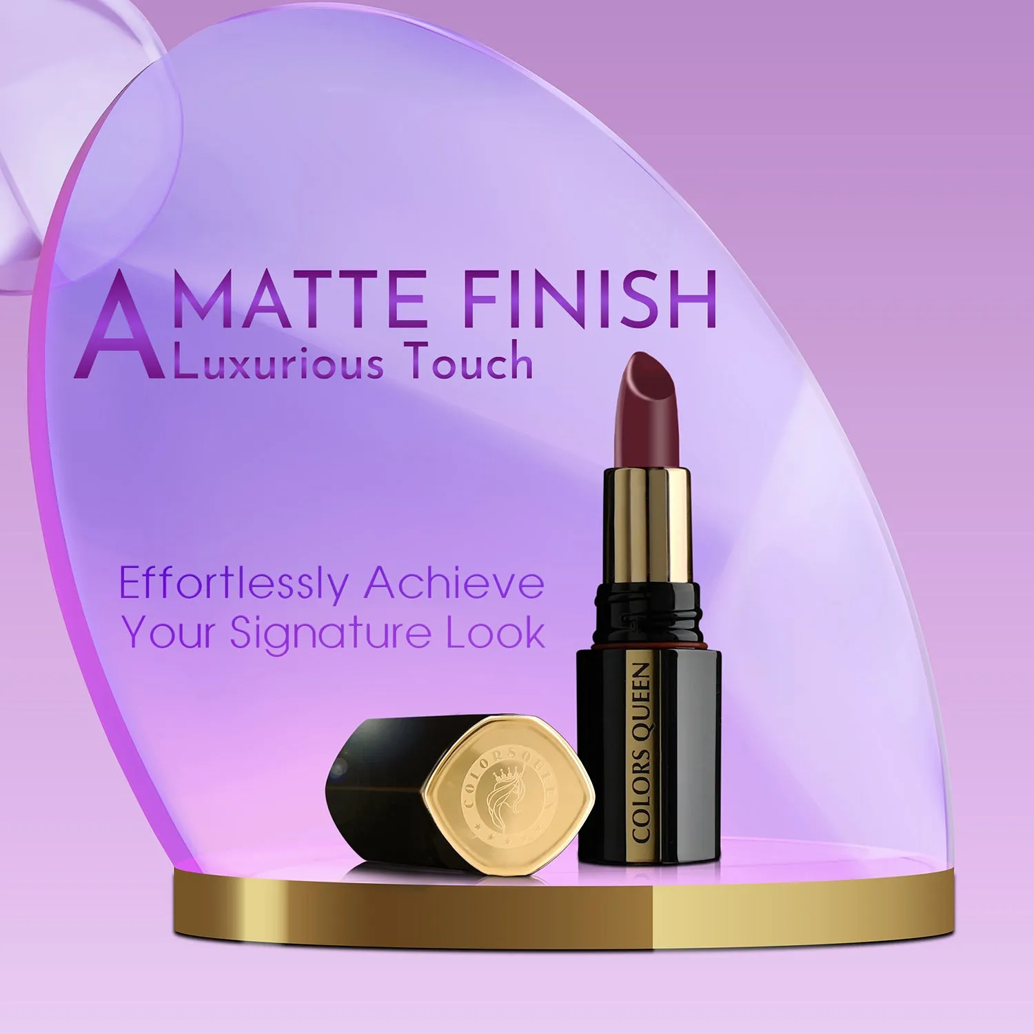 Colors Queen Luxury Matte Non-Transfer Lipstick