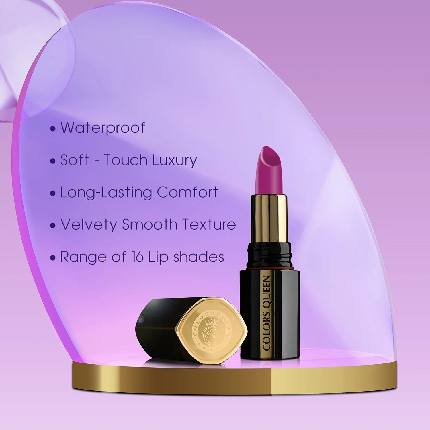 Colors Queen Luxury Matte Non-Transfer Lipstick