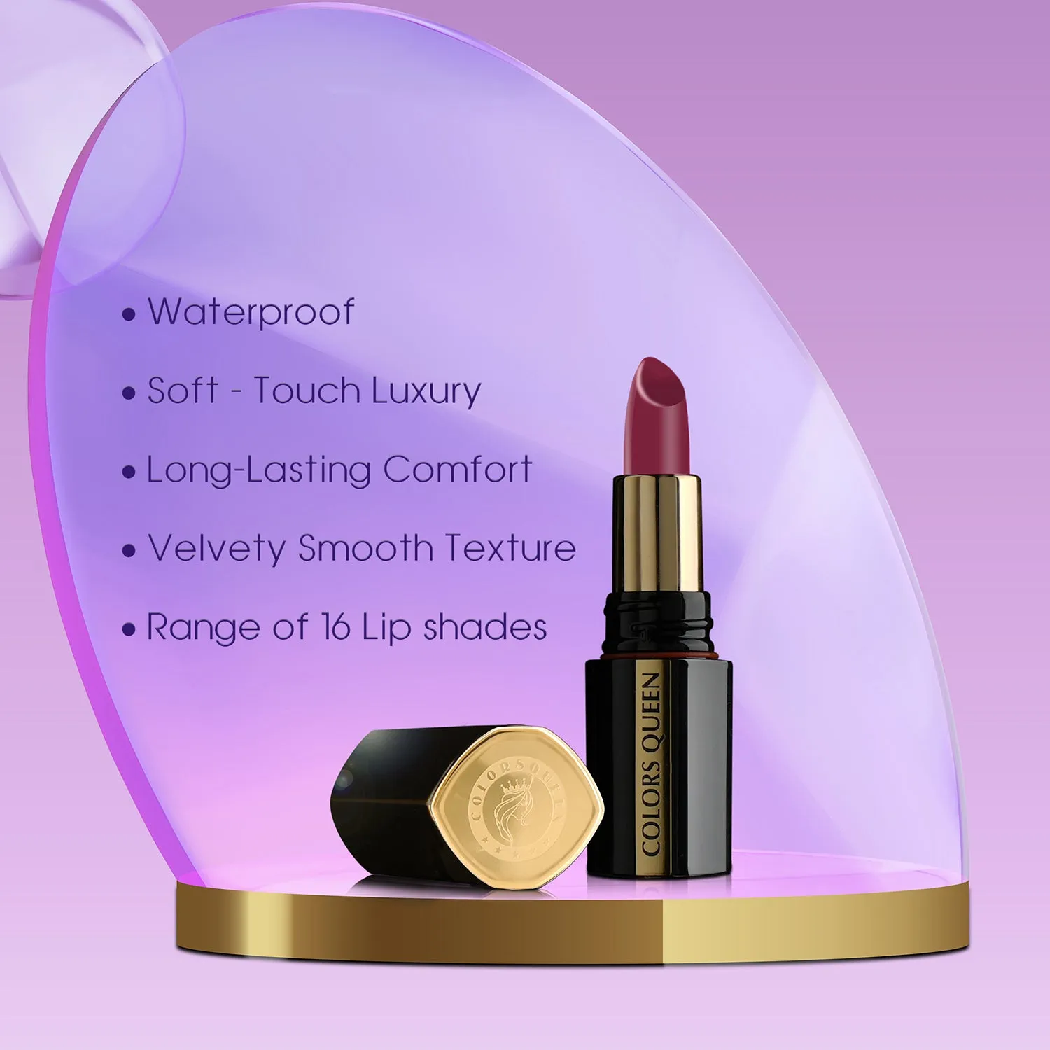 Colors Queen Luxury Matte Non-Transfer Lipstick