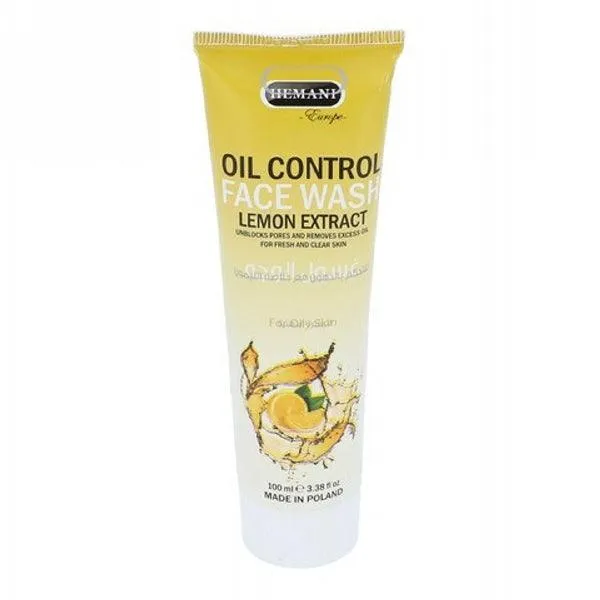 HEMANI FACE WASH OIL CONTROL LEMON EXTRACT 100ML