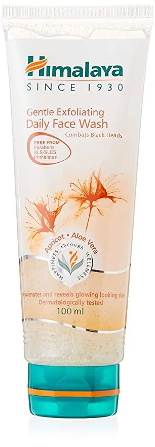 HIMALAYA GENTLE EXFOLIATING APRICOT DAILY FACE WASH