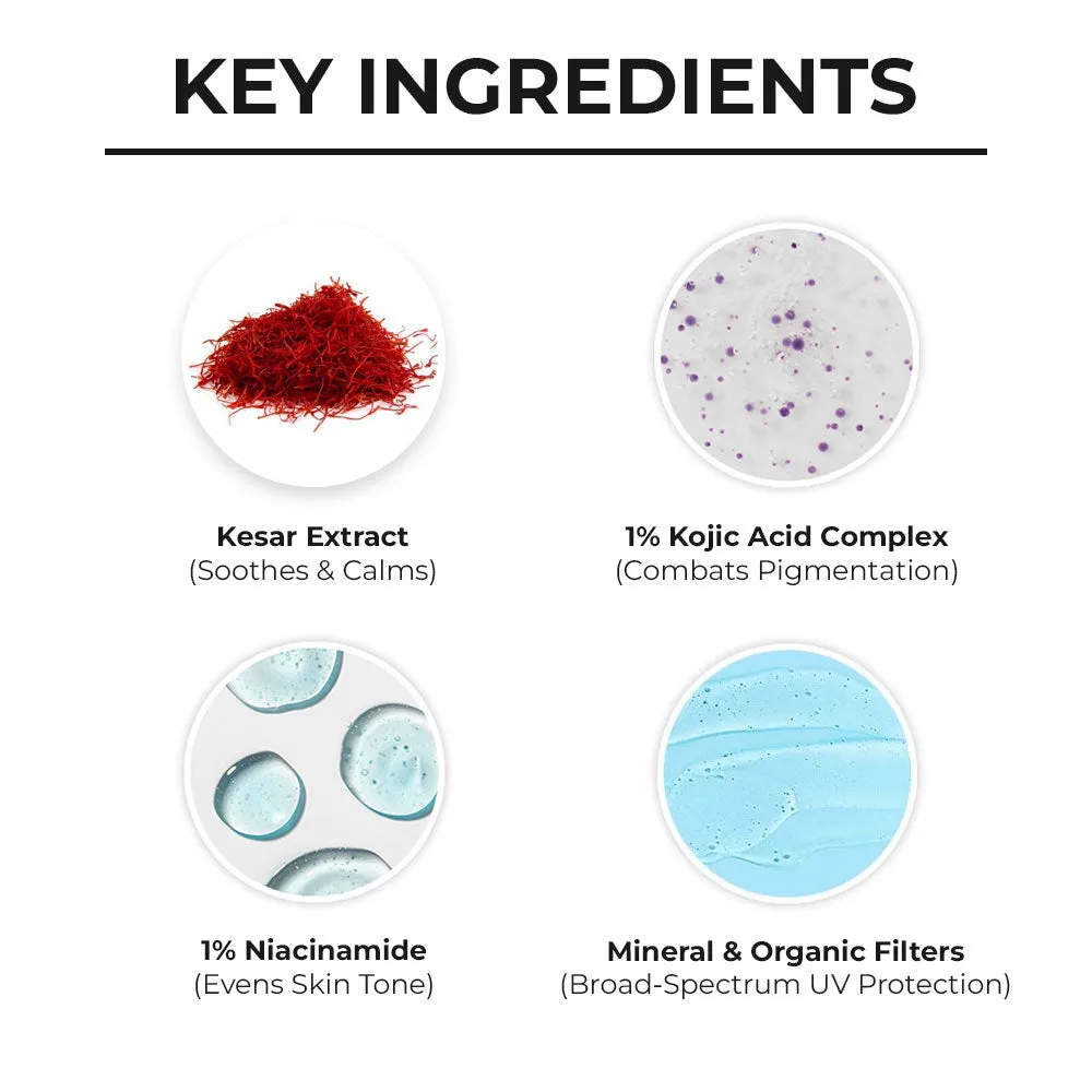Kesar & Kojic Acid Sunscreen - 80g
