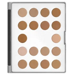 Kryolan HD Micro Foundation Cream Mini-Palette 18 Colors