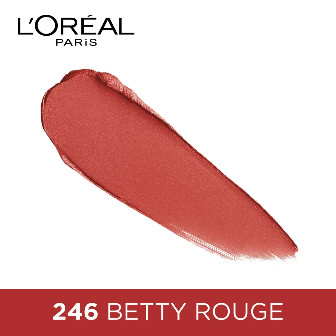 L'Oreal Paris Color Riche Moist Matte Lipstick, 246 Betty Rouge, 3.7g