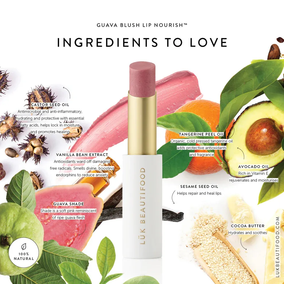 LUK Beautifood Lip Nourish - Guava Blush