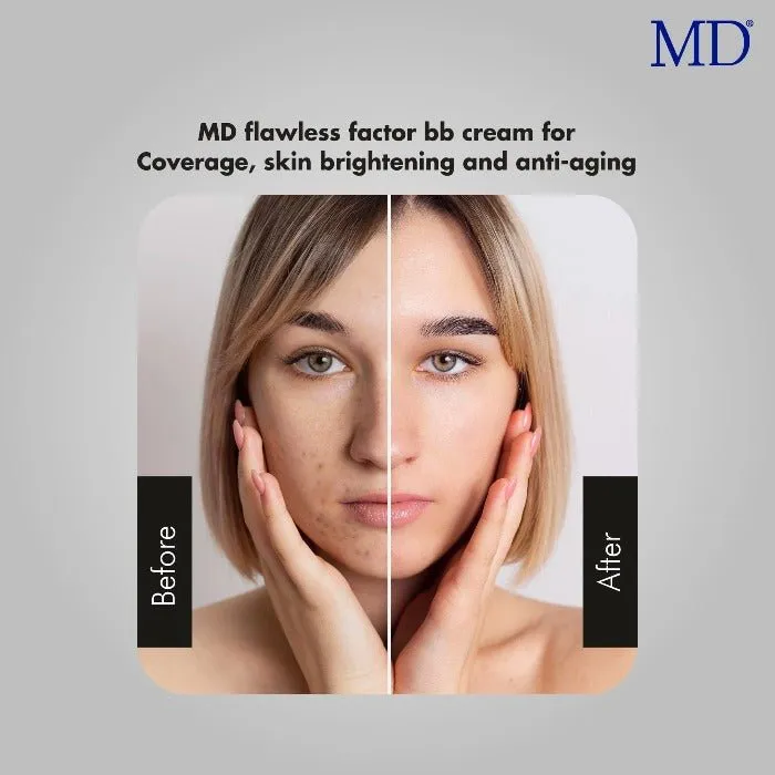 MD® Flawless Factor BB Cream- Anti-Aging & Skin Brightening| MD®- 1.76 Fl Oz