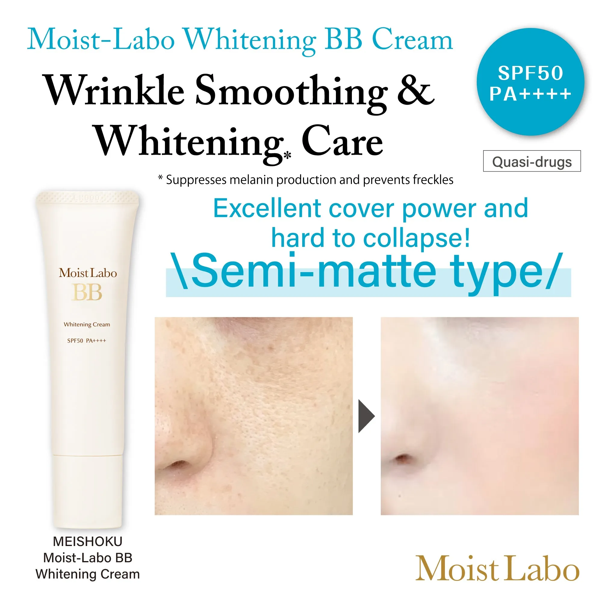 MEISHOKU Moist Labo BB Whitening Cream 30g