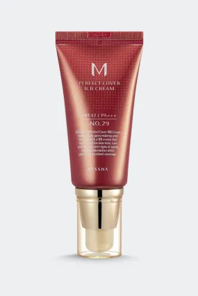 Missha - Perfect Cover B.B Cream, SPF 42 PA    (29 Caramel Beige) - 50ml
