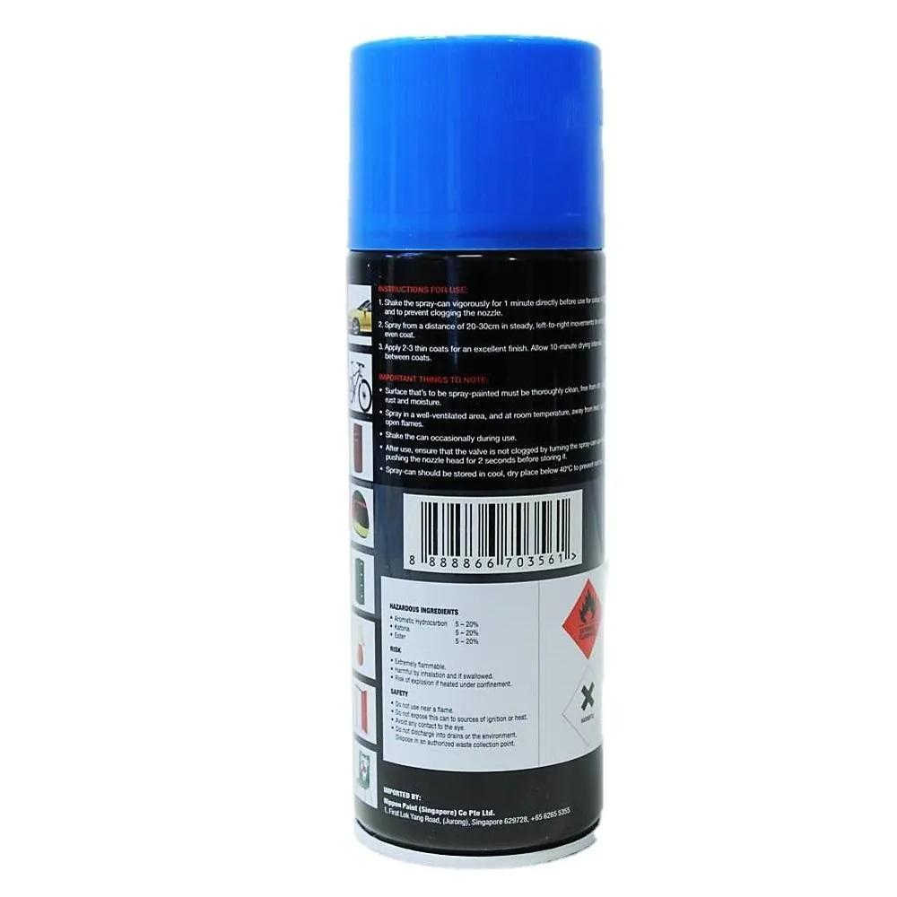 Nippon Pylox Spray Paint 606 Fluorescent Blue 400Cc