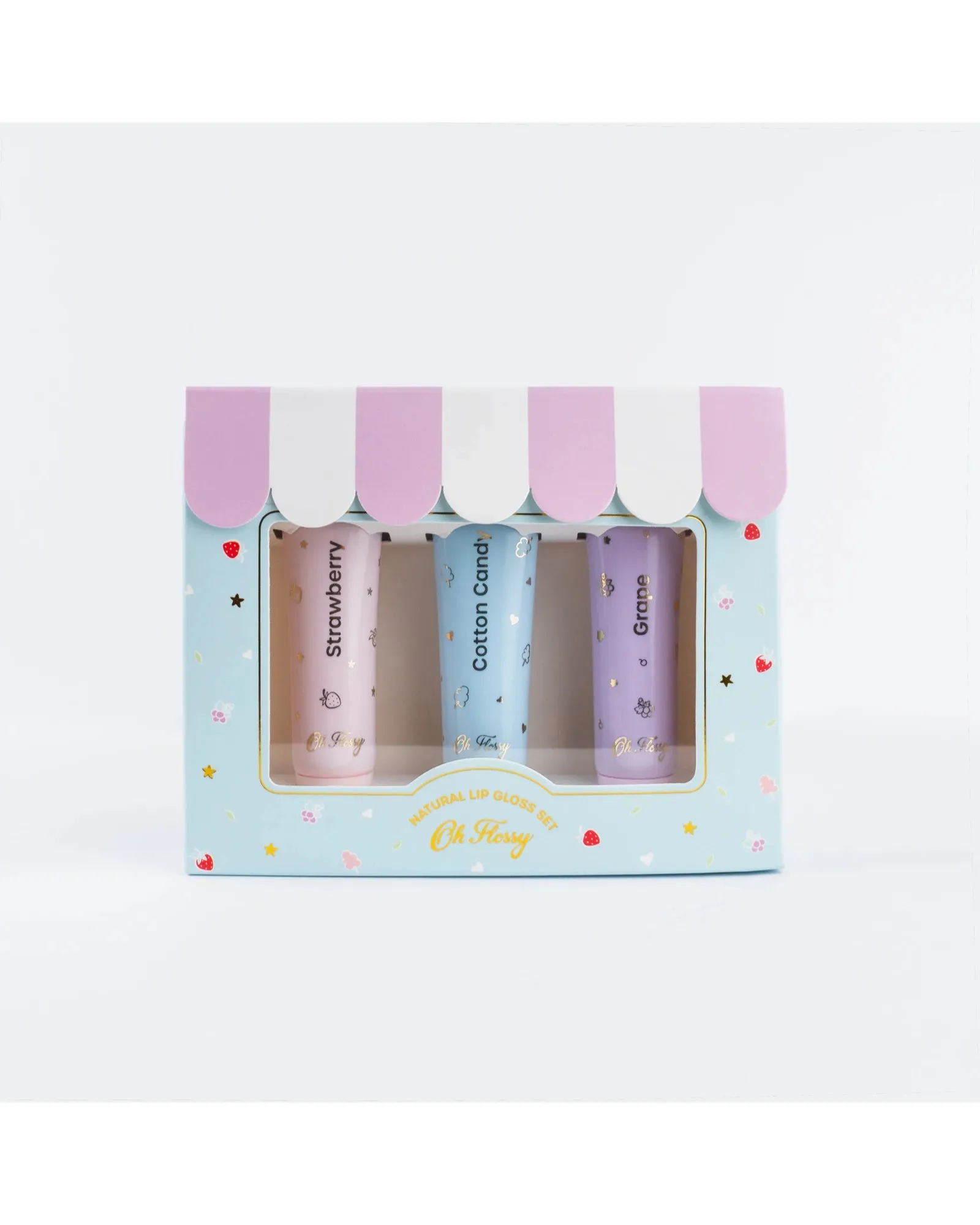 Oh Flossy Natural Lip Gloss Set