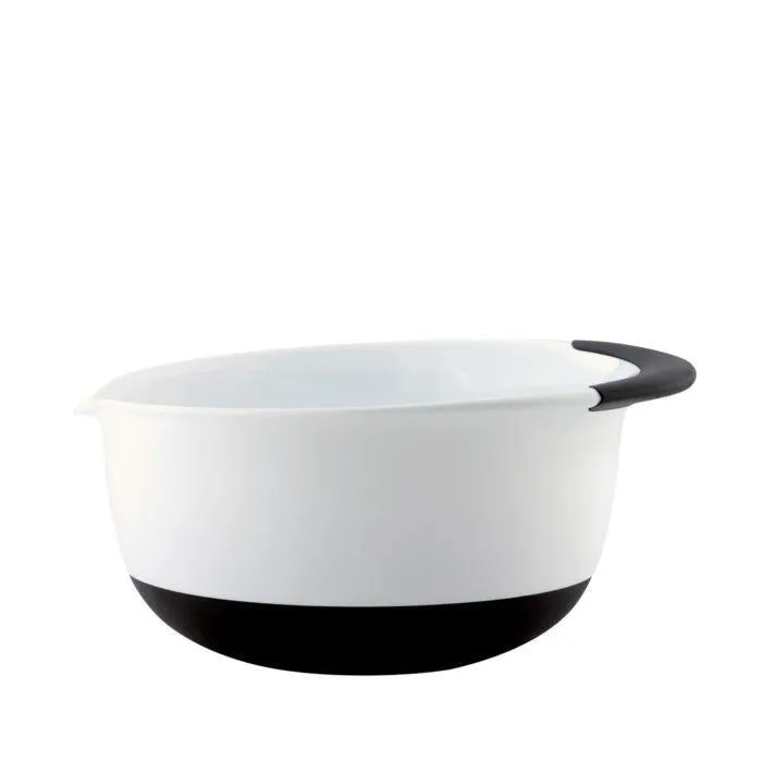 Oxo Mixing Bowl 5qt White Plastic Non-Skid Bottom