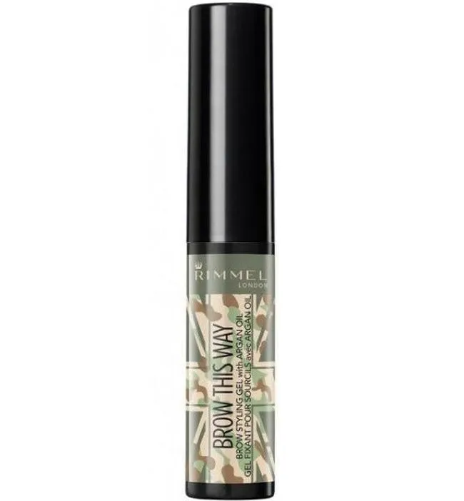 Rimmel Brow This Way Styling Gel With Argan Oil Camo Collection - Clear