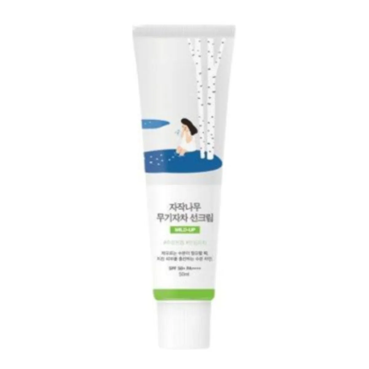 ROUND LAB Birch Juice Moisturizing Mild Up Sun Cream SPF50  PA    