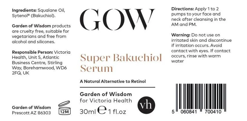 Super Bakuchiol Serum - Victoria Health by Garden of Wisdom (1 ounce)