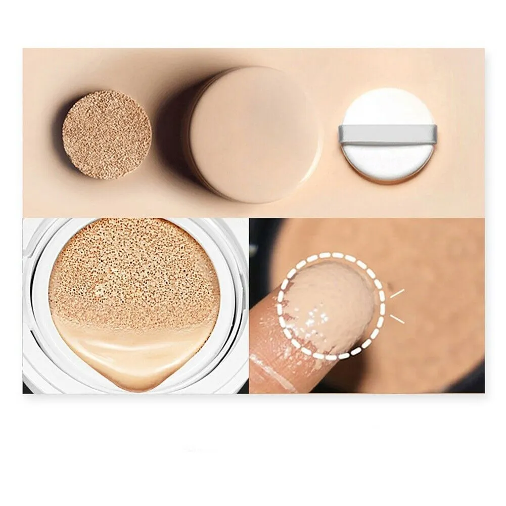 US Moisturizing BB Cushion Foundation Compact Buildable Coverage Long-Lasting