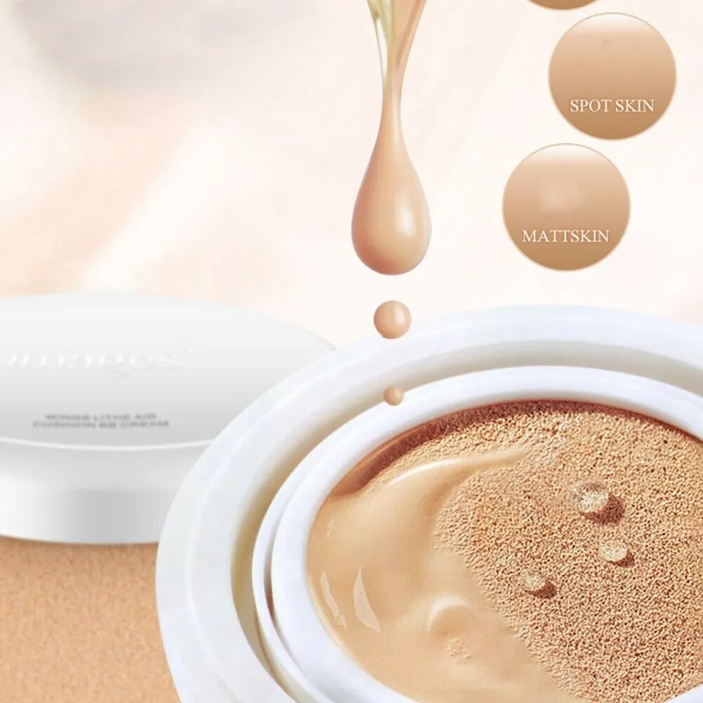 US Moisturizing BB Cushion Foundation Compact Buildable Coverage Long-Lasting